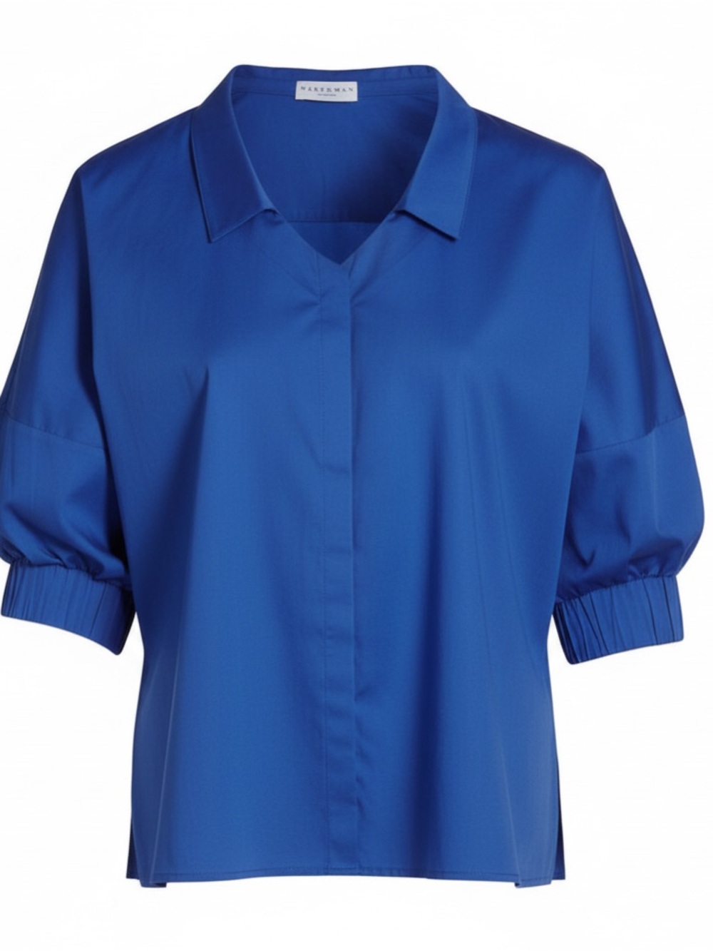 Harshman Novia Lightweight Blouse in Midnight Blue